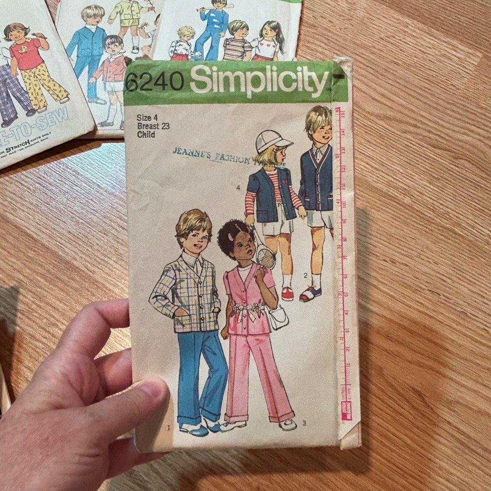 Vintage Simplicity McCalls Childrens Sewing Patterns Lot 1960s 1970s Toddler Kid - Picture 11 of 14
